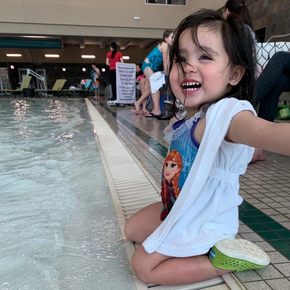 Disney’s Toddler Girl Frozen Anna Elsa Swim Suit